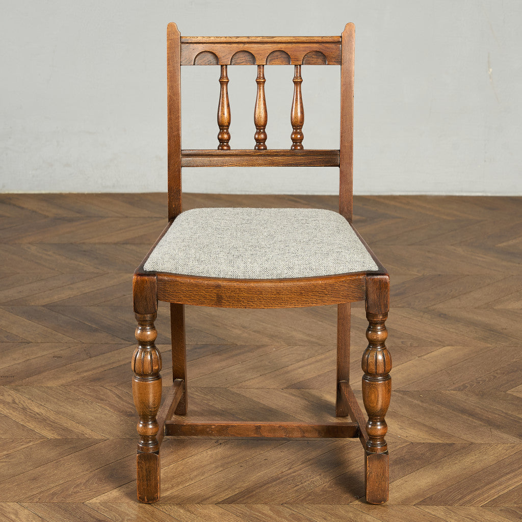 英国 クラシック ダイニングチェア 座面張替え済み #97915 – camori