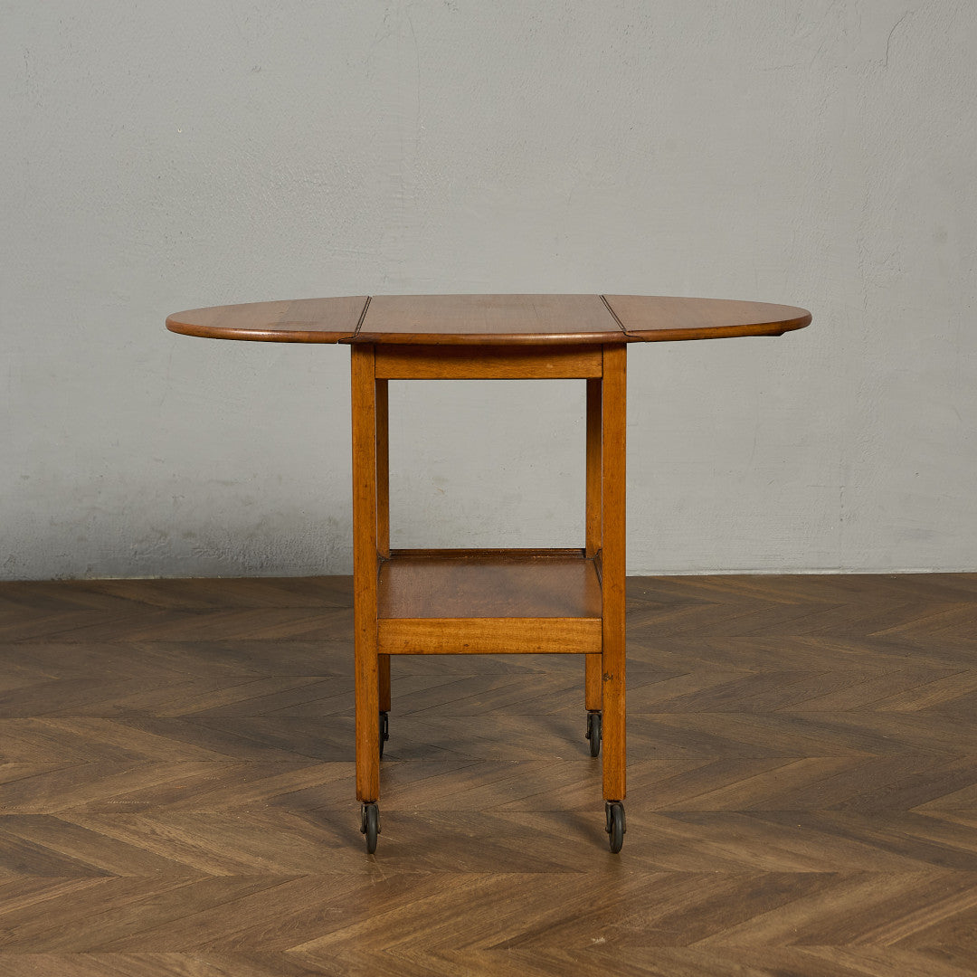 英国 ヴィンテージ ドロップリーフ トロリー ワゴン