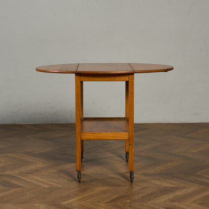 英国 ヴィンテージ ドロップリーフ トロリー ワゴン