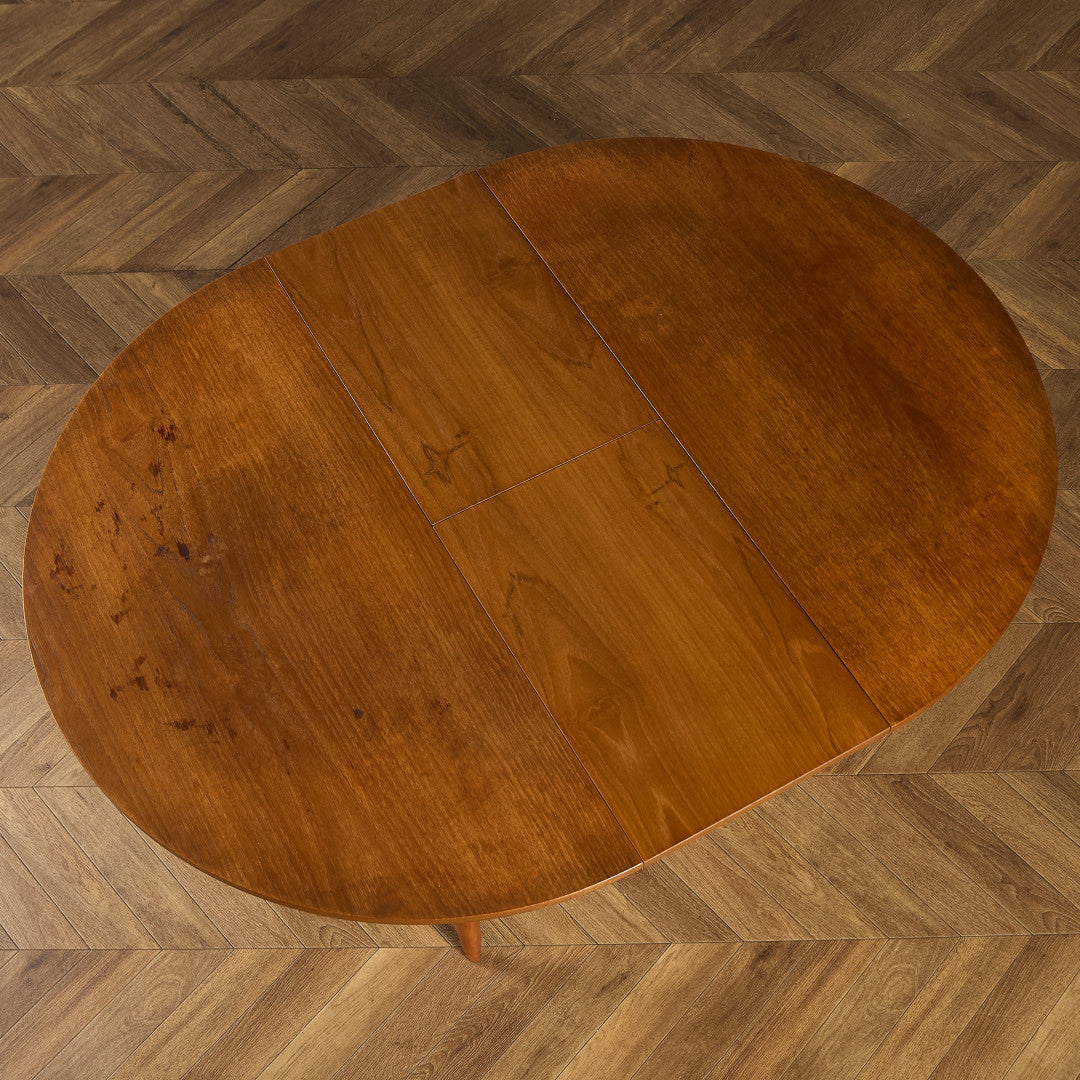 英国 ヴィンテージ ラウンド ダイニングテーブル