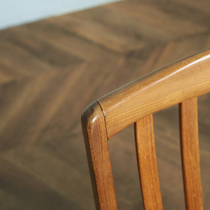 スラットバックチェア 座面張替え済み (LUUM)