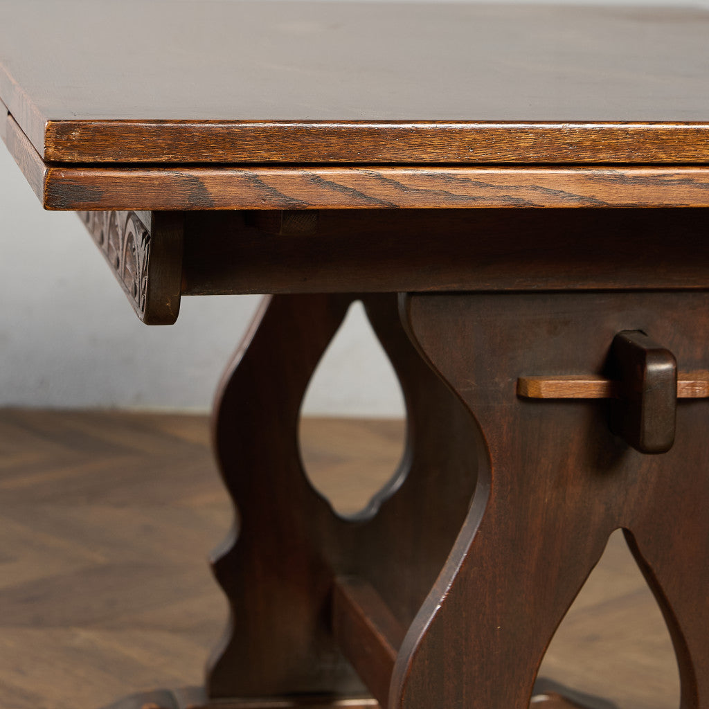 英国 クラシック ドローリーフ ダイニングテーブル