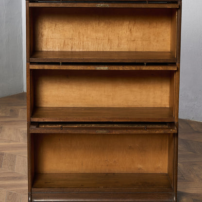 英国 アンティーク 3段 スタッキング ブックケース