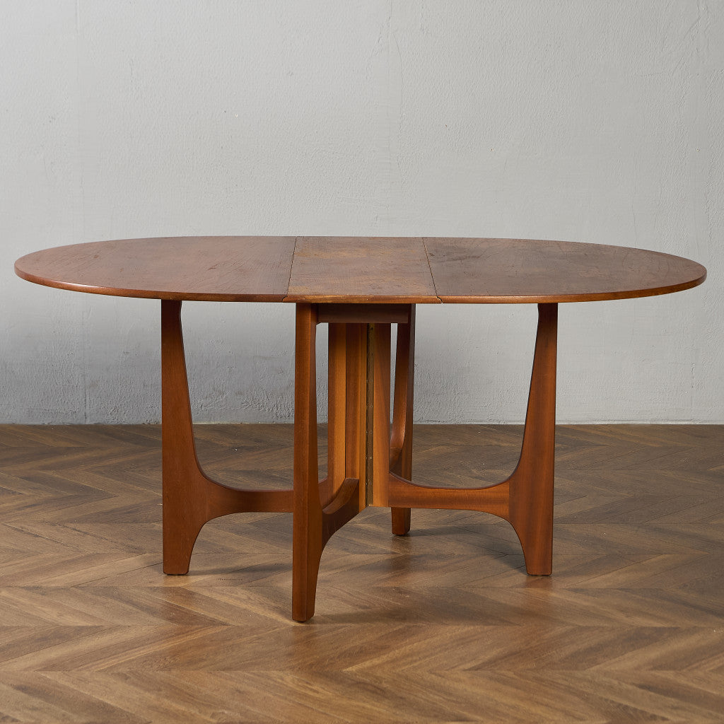 イギリス ヴィンテージ ドロップリーフ ゲートレッグテーブル