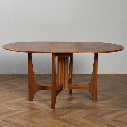 イギリス ヴィンテージ ドロップリーフ ゲートレッグテーブル