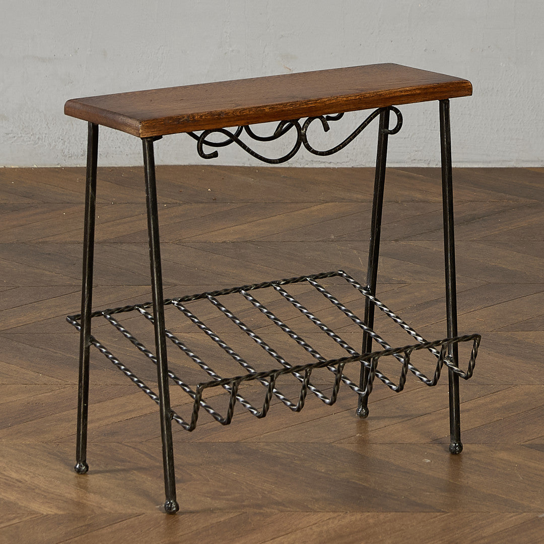 英国 ヴィンテージ マガジンラック