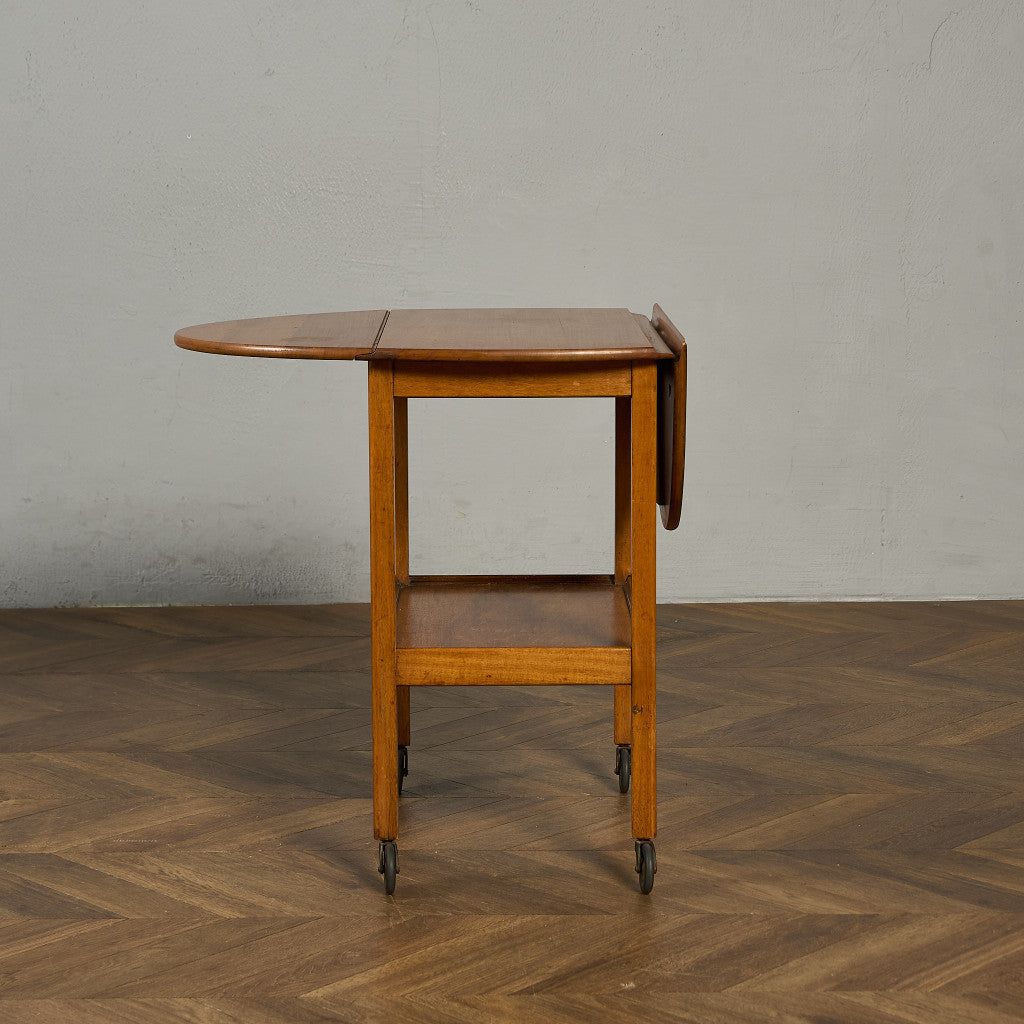 英国 ヴィンテージ ドロップリーフ トロリー ワゴン