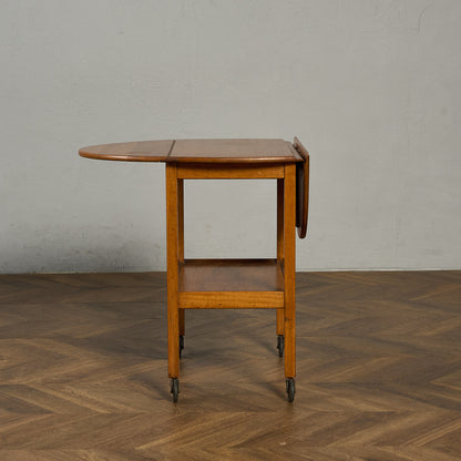 英国 ヴィンテージ ドロップリーフ トロリー ワゴン