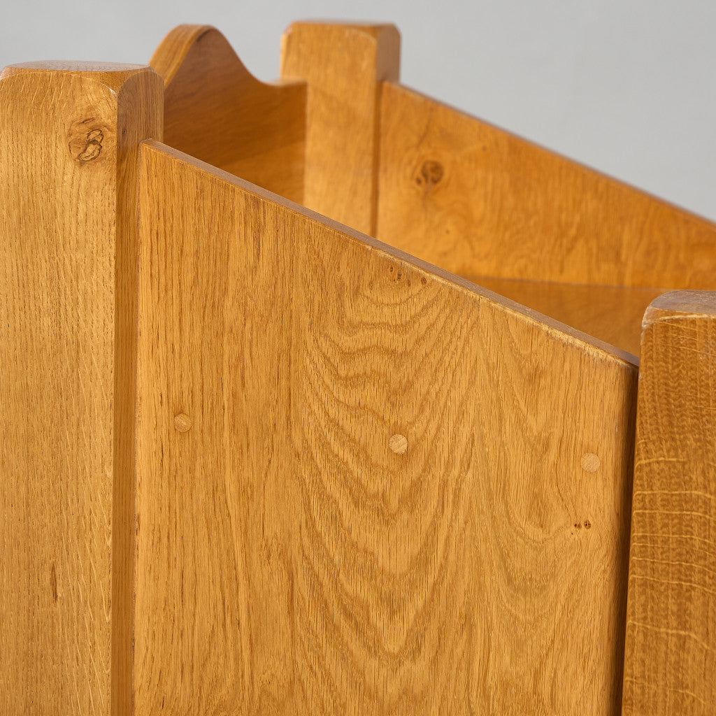 オランダ製 オーク 無垢材 サイドキャビネット