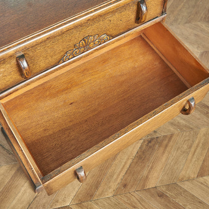 英国 アンティーク 5段 チェスト #84056