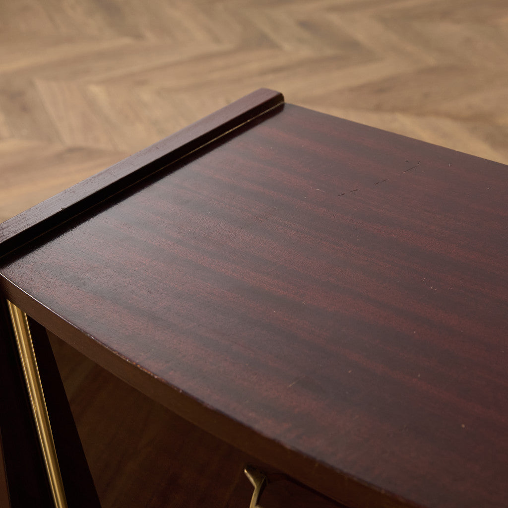 英国 ヴィンテージ ベッドサイド キャビネット