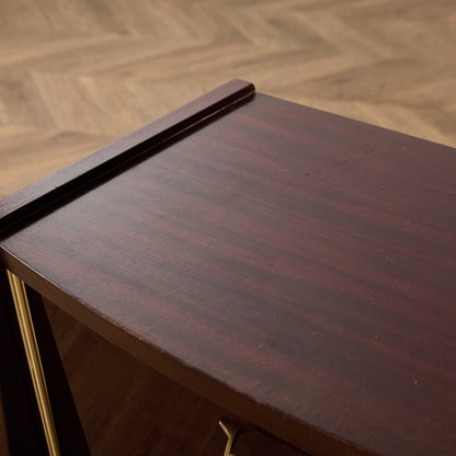 英国 ヴィンテージ ベッドサイド キャビネット