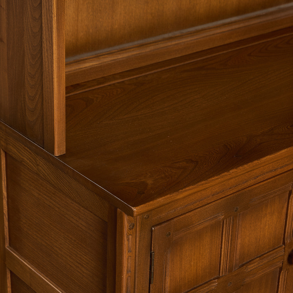 Old Colonial ヴィンテージ ブックケース カップボード ラウンドゴールドラベル