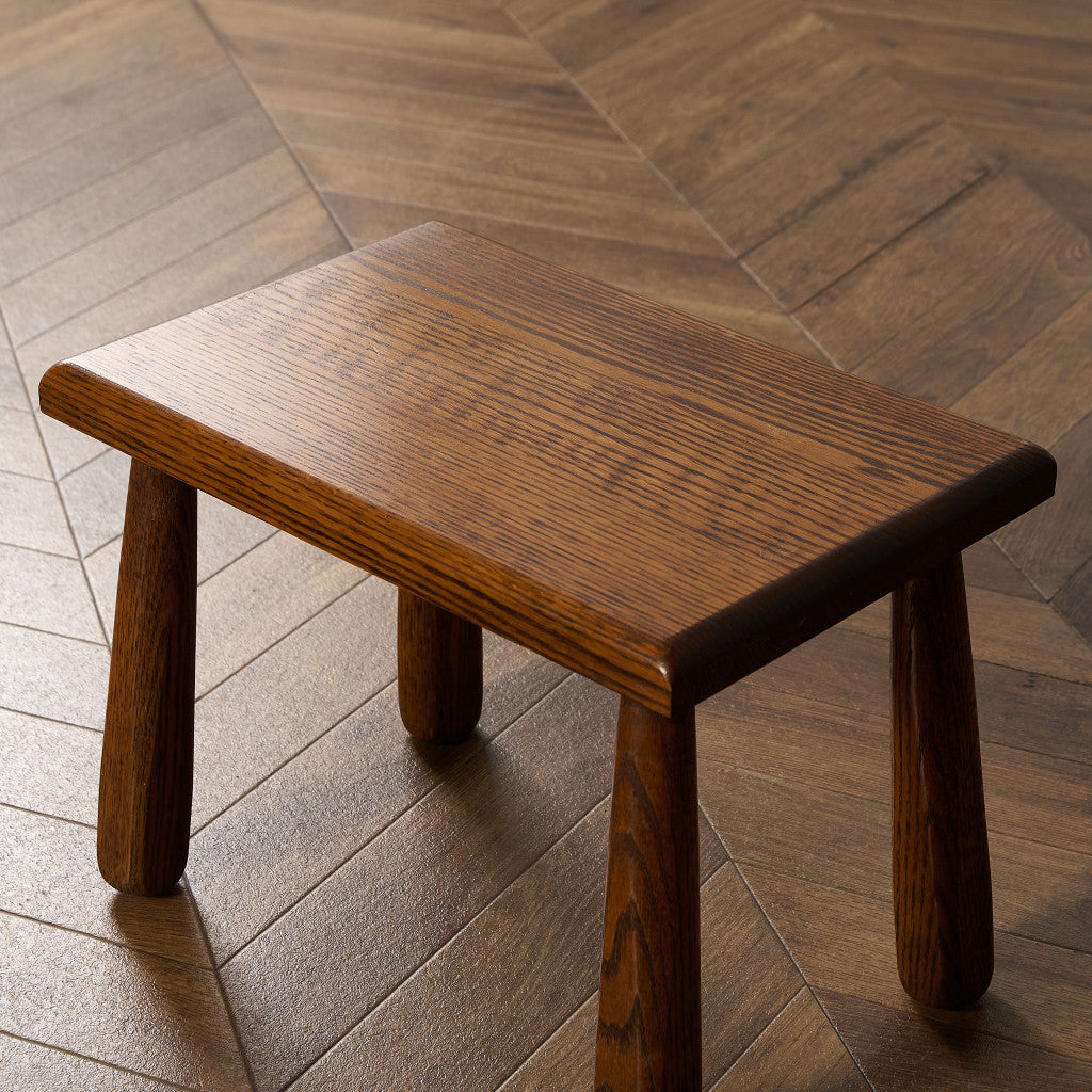 オランダ製 オーク無垢材 ネストテーブル