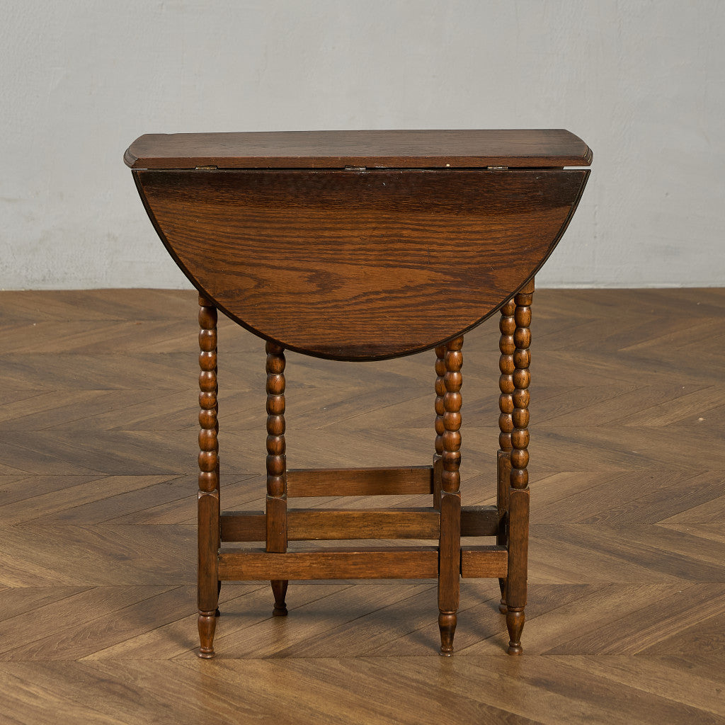 英国 クラシック ドロップリーフ ゲートレッグテーブル