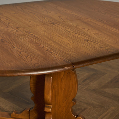 エクステンション ラウンドダイニングテーブル (2700)  ラウンドゴールドラベル