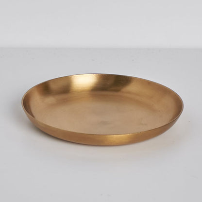 BRASS PLATE ROUND / S
