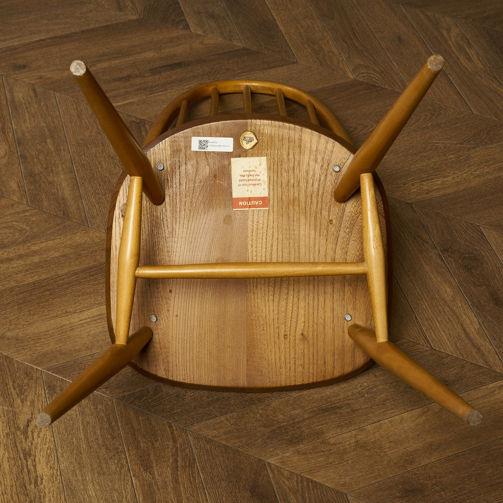ERCOL クエーカーチェア　ヴィンテージ　アーコール　イギリス　④ アーコール ERCOL ヴィンテージ クエーカーチェア ラウンドゴールド