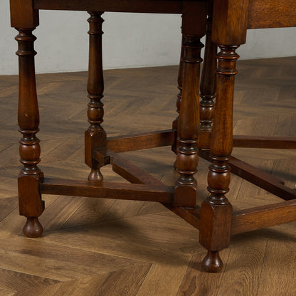 英国 クラシック ドロップリーフ ゲートレッグテーブル