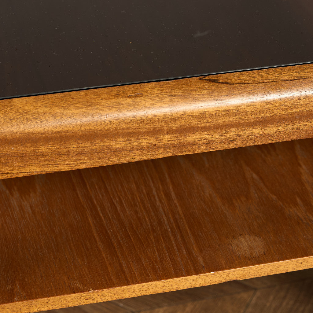 メイヤー myer ヴィンテージ スモーク ガラストップ コーヒーテーブル #91640