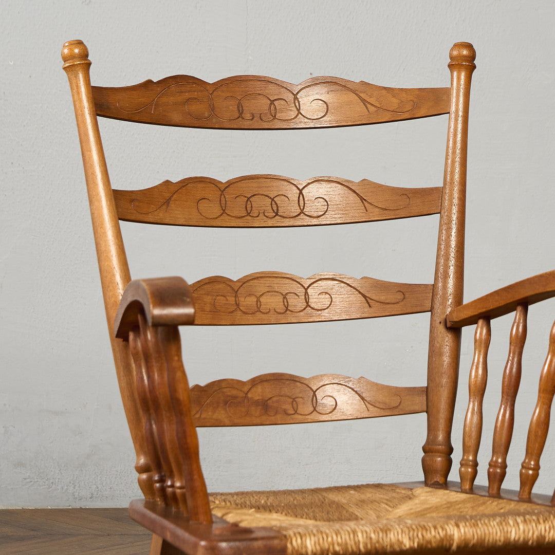 英国クラシック ラダーバック アームチェア