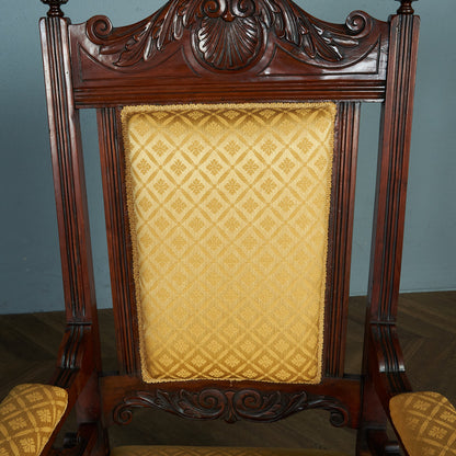 英国クラシック エドワーディアン様式 ナーシングチェア