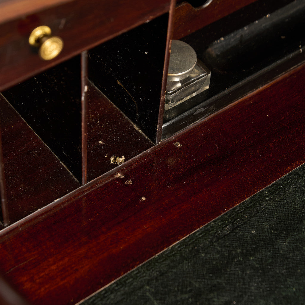 英国 アンティーク ビューロー ブックケース