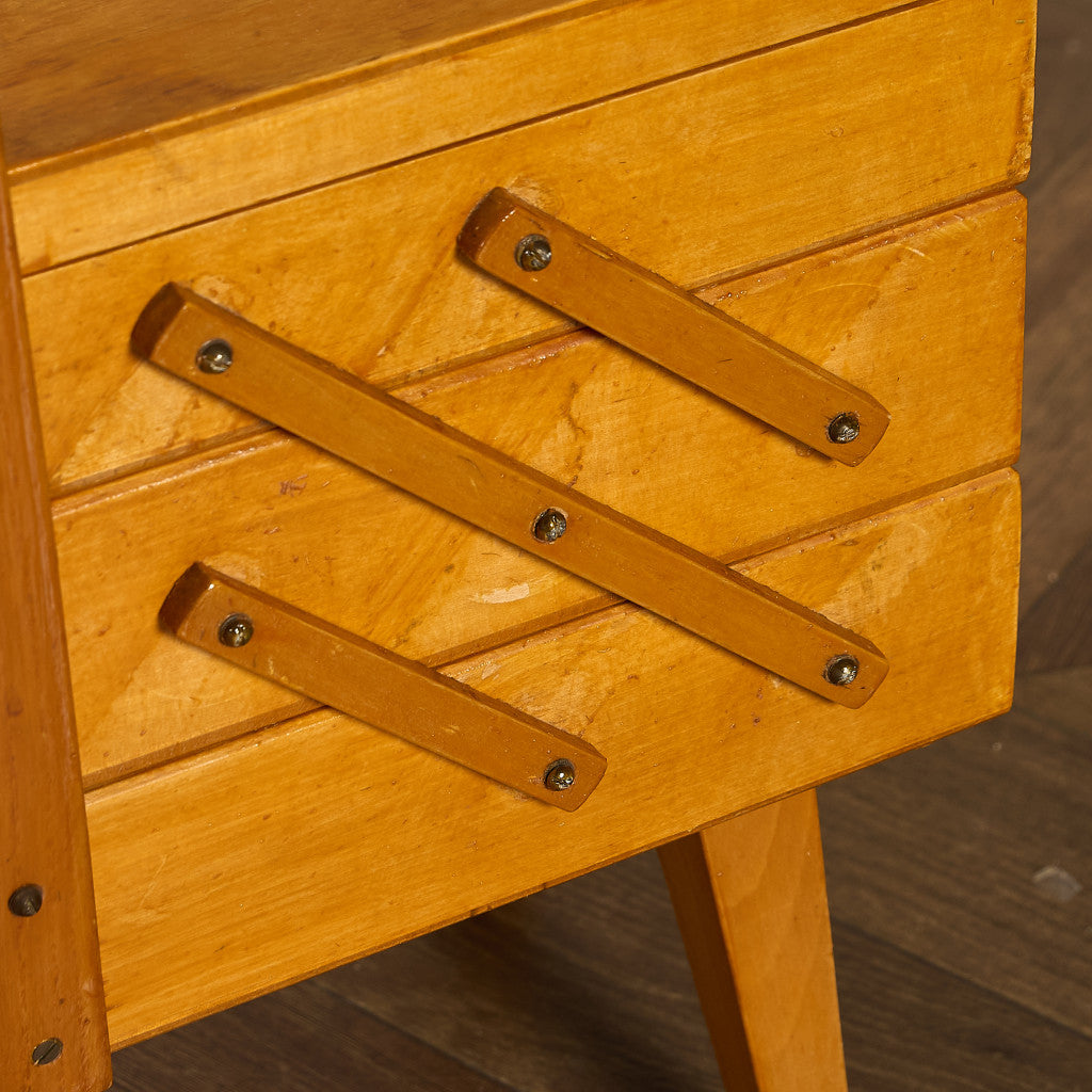 英国 ヴィンテージ ソーイングボックス