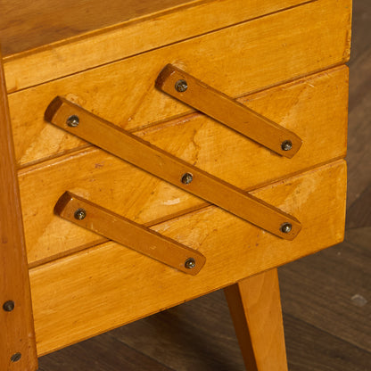 英国 ヴィンテージ ソーイングボックス