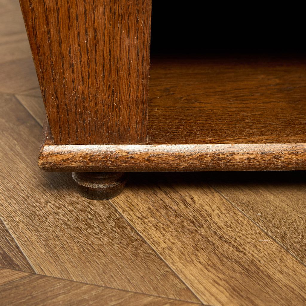 英国 クラシック マガジンラック付き サイドテーブル