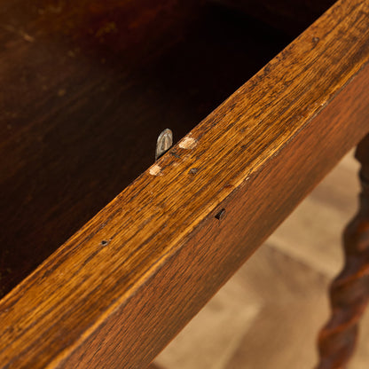 英国 クラシック バーリーシュガーツイスト サイドテーブル #91801