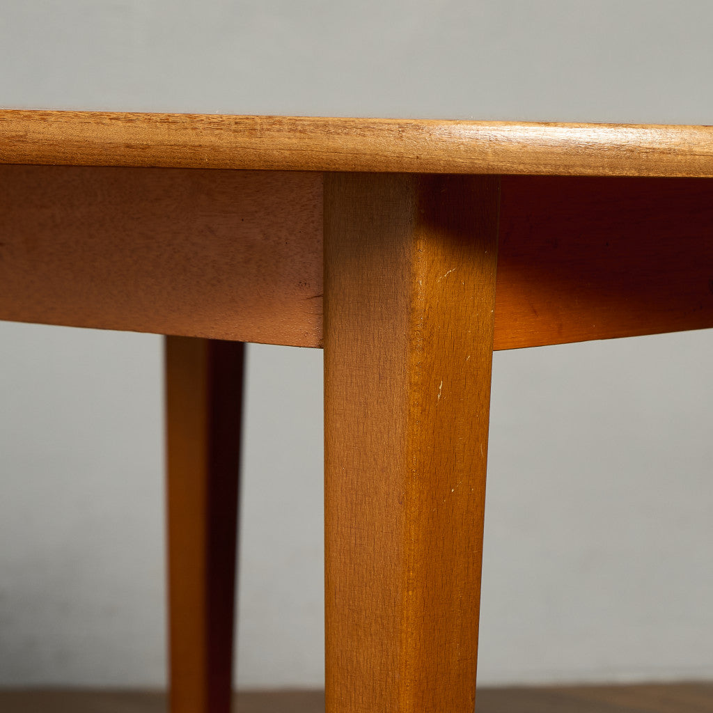 デンマーク エクステンション ラウンド ダイニングテーブル