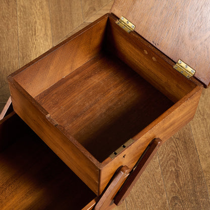 英国 ヴィンテージ ソーイングボックス #95619