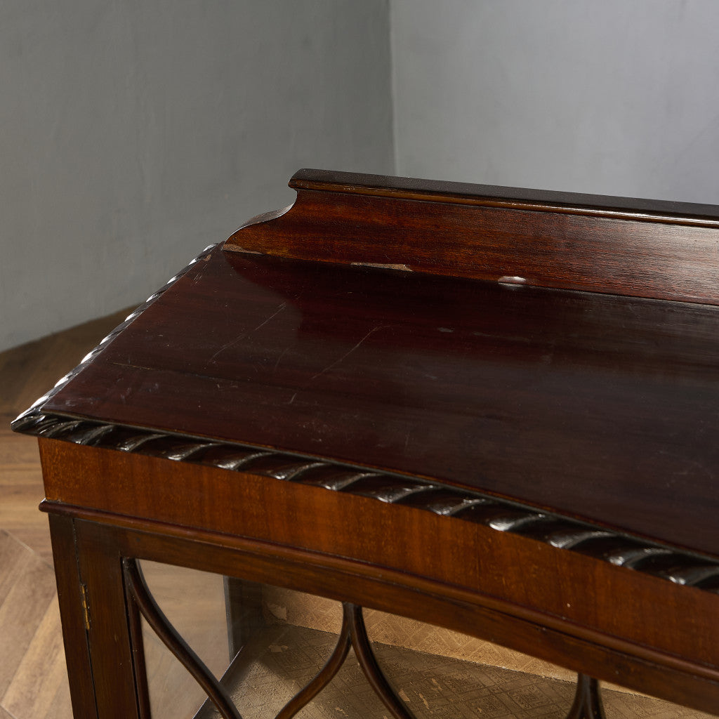 英国 クラシック ディスプレイ ガラス キャビネット