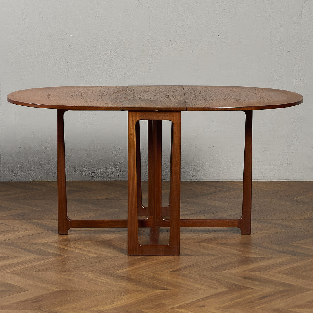 イギリス ヴィンテージ ドロップリーフ ゲートレッグテーブル