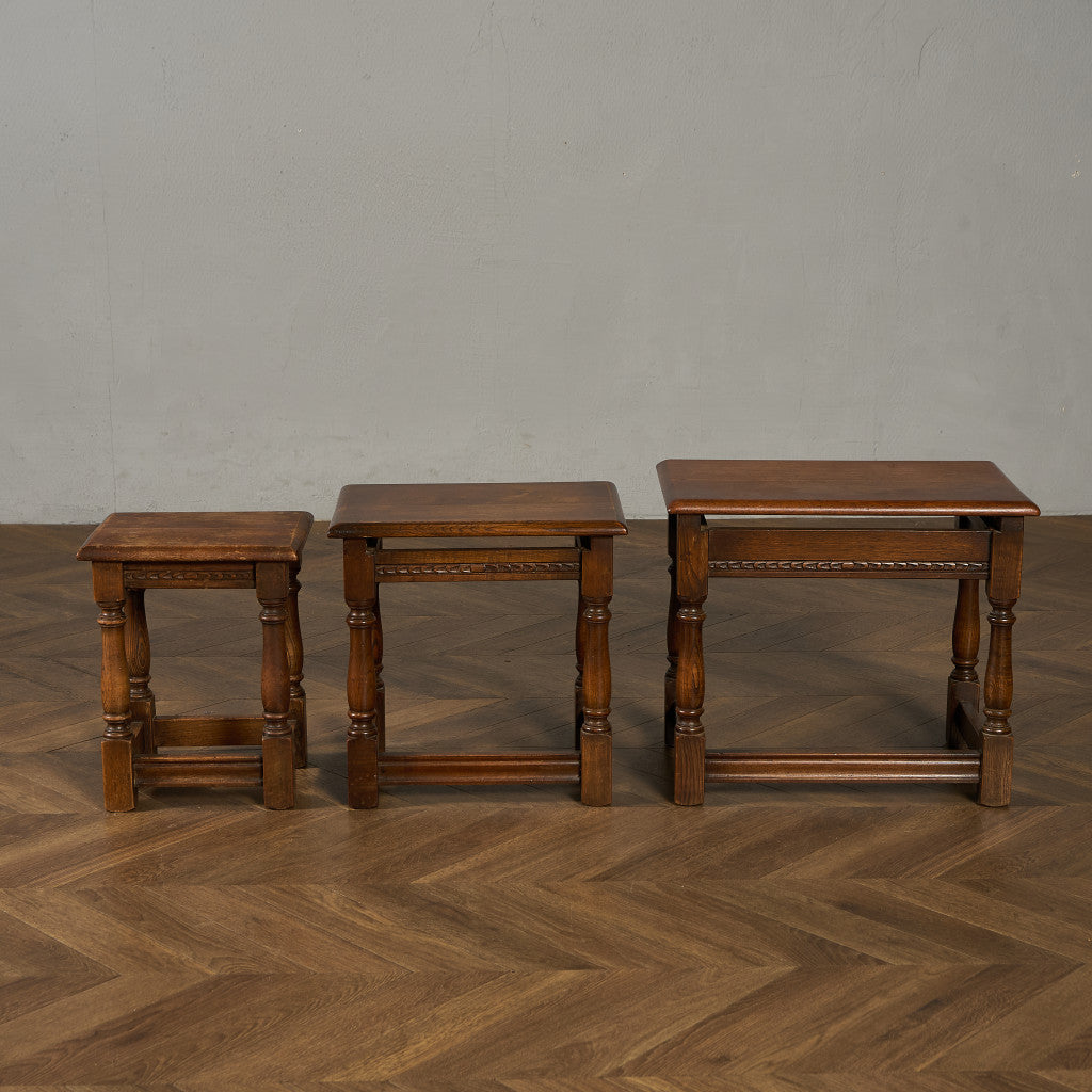 英国クラシック ネストテーブル サイドテーブル