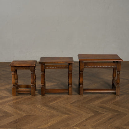 英国クラシック ネストテーブル サイドテーブル