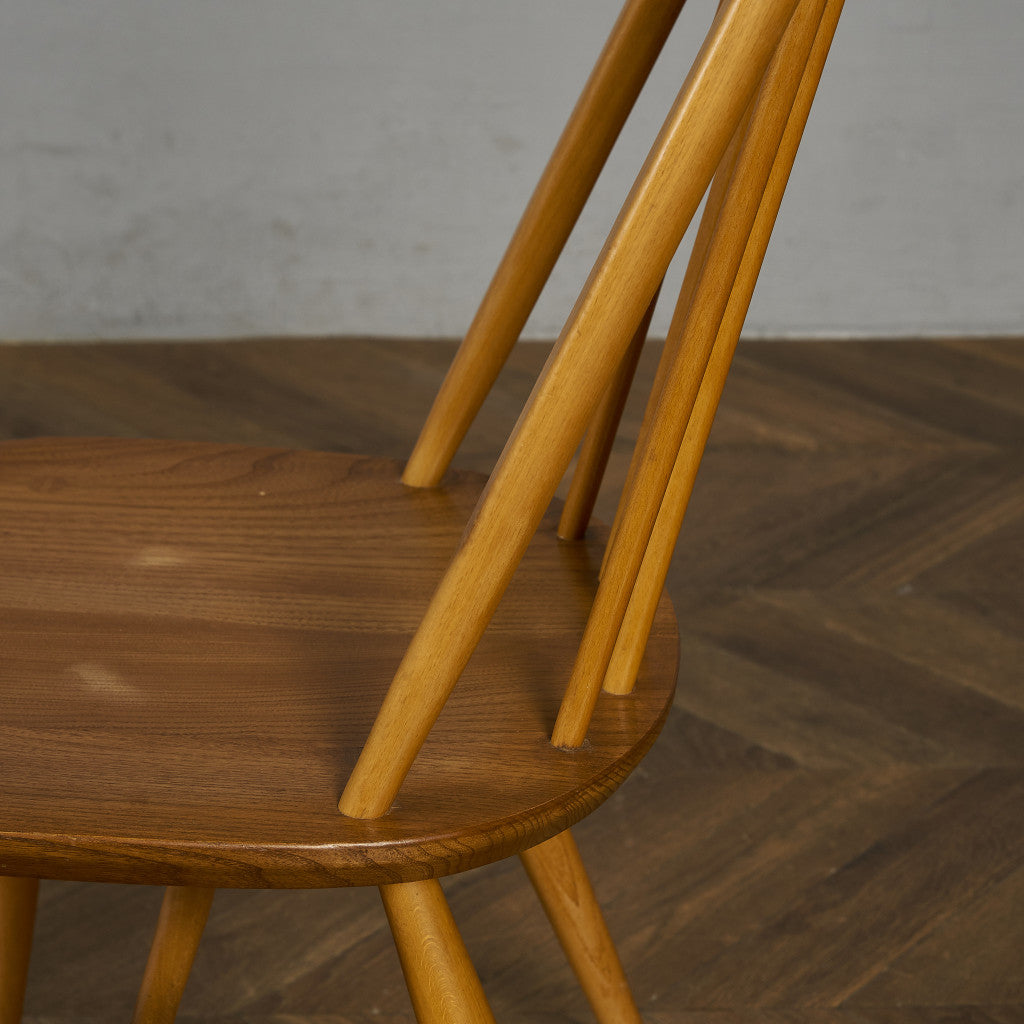 アーコール ERCOL ヴィンテージ クエーカーチェア ラウンドゴールド