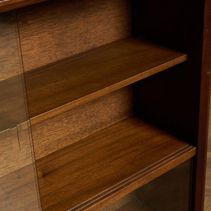 ヴィンテージ ガラスキャビネット 本棚