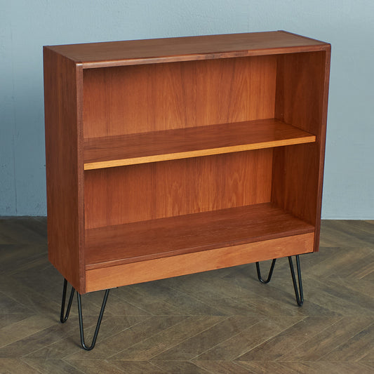 ヴィンテージ ブックシェルフ / カスタム アイアンヘアピンレッグ