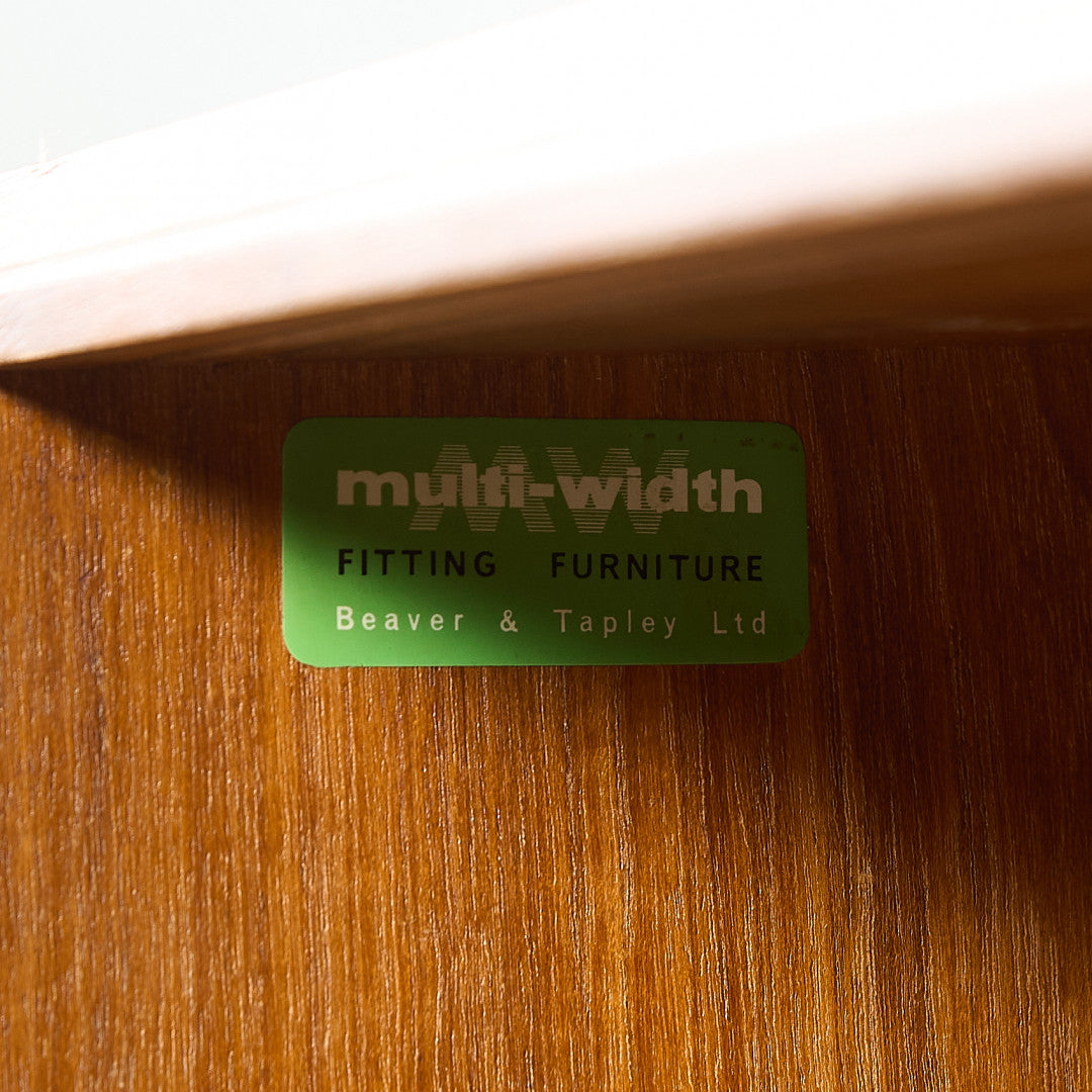 ビーバー＆タプレイ BEAVER&TAPLEY MULTI-WIDTH ヴィンテージ ガラス ブックケース 食器棚 #89518