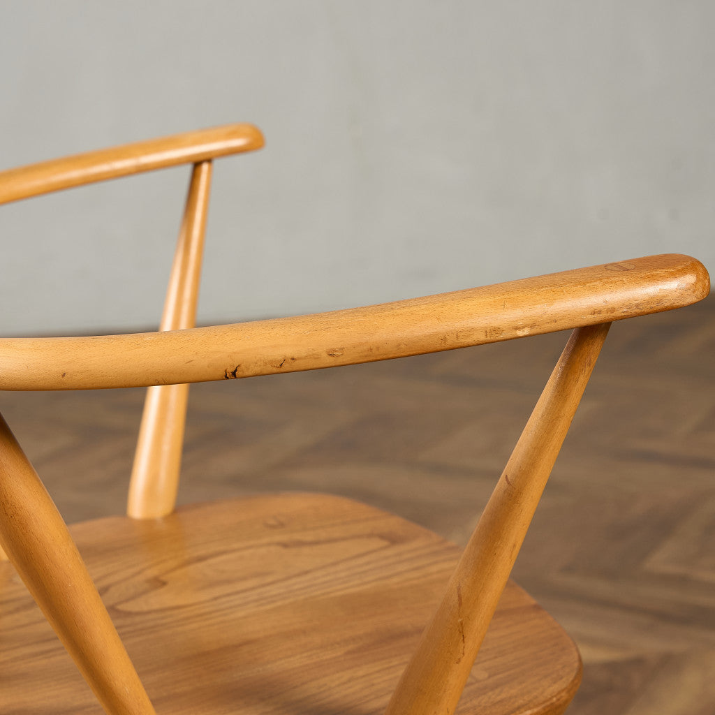 ヴィンテージ ゴールドスミス アームチェア ブルーラベル