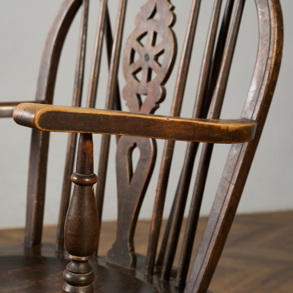 英国 クラシック ホイールバック ウィンザー アームチェア