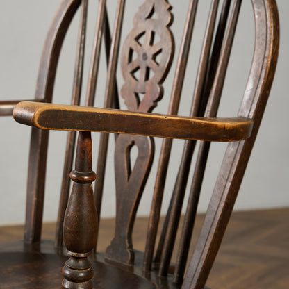 英国 クラシック ホイールバック ウィンザー アームチェア