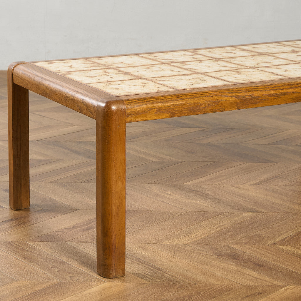 ベルギー ヴィンテージ タイルトップ コーヒーテーブル センターテーブル