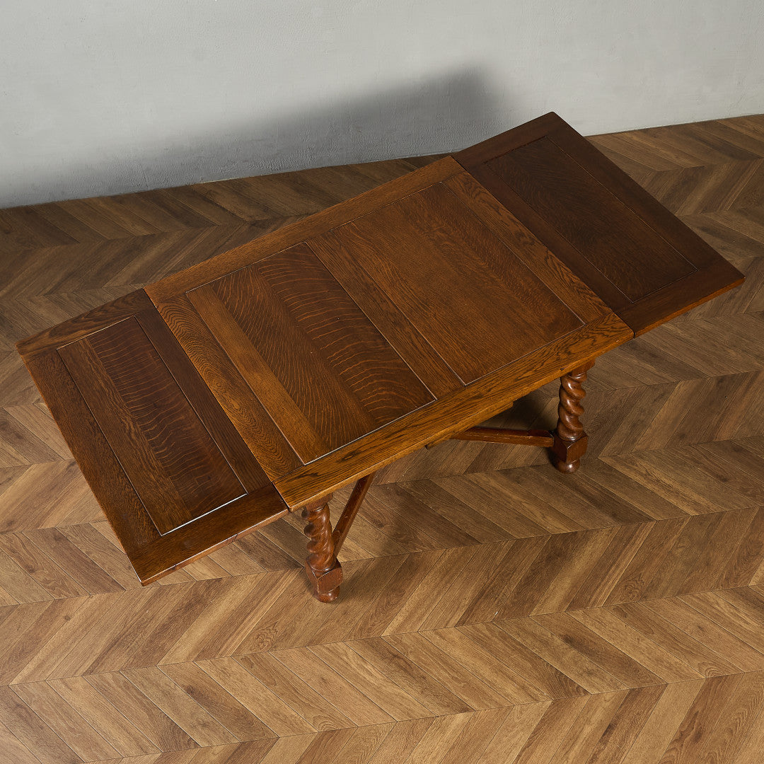 英国 クラシック ドローリーフ ダイニングテーブル