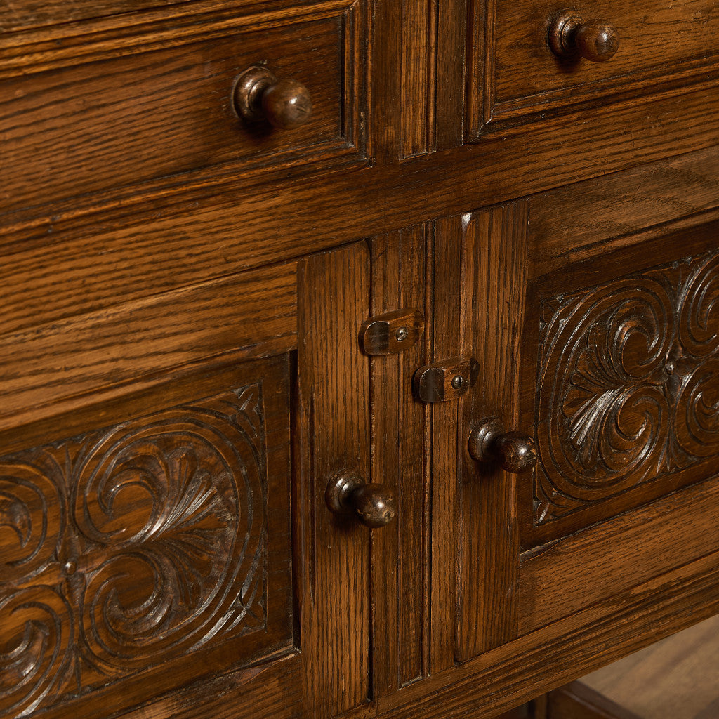 英国 クラシック 拡張天板付き サイドボード