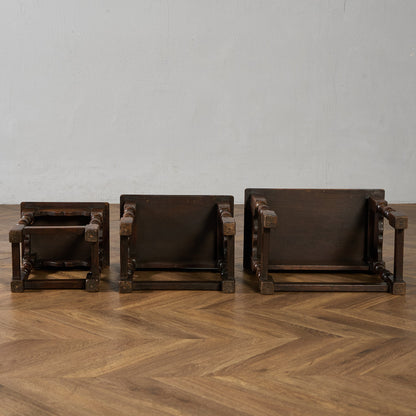 英国 クラシック ネストテーブル サイドテーブル