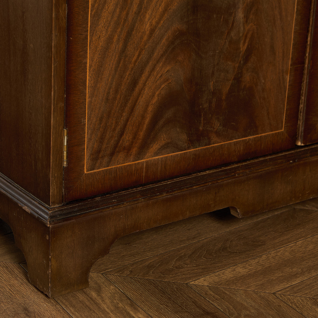 英国 クラシック エドワーディアン 様式 ブックケース カップボード