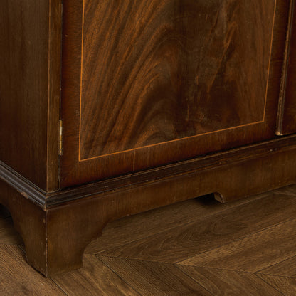 英国 クラシック エドワーディアン 様式 ブックケース カップボード